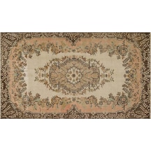 Eşsiz 100% Yün El Dokuma Vintage Halı 122 X 219 Cm 9197