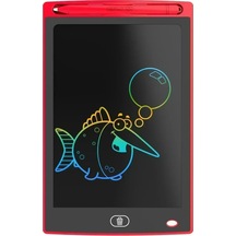 12 İnç Lcd Yazma Tableti Çizim Tahtasında Graffiti Eskiz Defteri Mgaic Red12 Kırmızı