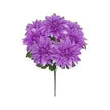 Yapay Çiçek Lila 7li Yıldız Çiçeği Demeti 40 30cm Lila