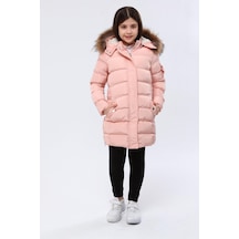 Benitto Kids Kız Çocuk Kaban 1249-pembe Pembe