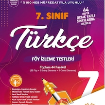 7. Sınıf Türkçe Föy İzleme Testleri