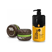 08 Saç Şekillendirici Ultra Sert Parlak Wax 150 Ml X 5 Adet/ + 1250 Ml Tuzsuz Şampuan Hediye