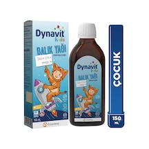 Dynavit Kids Portakal Aromalı Balık Yağı 150 Ml X2 - Çocuklar Için 1300mg Balık Yağı, Omega-3, Epa, Dha