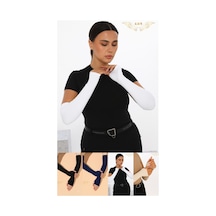 Aldaıyr 5 Pratik Tesettür Parmaklı Kolluk Çok Renkli26