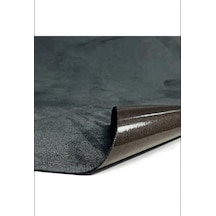 Alkantara Arkası Yapışkanlı Kumaş 48 X 100 Cm Lüks Süet Kaplama, Su İtici, Dayanıklı Alkantara Antrasit