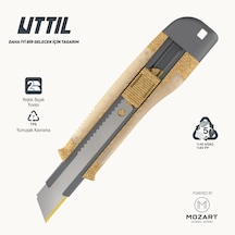 UTTIL Aura Natura Nmuk09-an %40 Ağaç 18 Mm Pro Maket Bıçağı