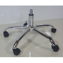 Kamusalmarket Kromaj Yıldız Ayak+Teker+Krom Piston Ücretsiz Kargo