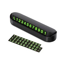 Wonkey Araç İçi Park Numaralığı, Numaratör, Park Telefon Numarası, Araba Torpido Cam Cep Telefon Kartı