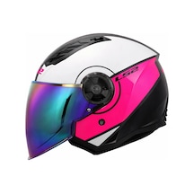 Ls2 Aırflow 2 Cover Beyaz-pembe Kask Gökkuşağı Vizör Çok Renkli