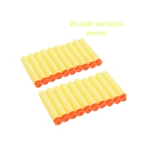 Yedek Mermi 20 Adet Tüm Lerle Uyumlu Yedek Dart Mermi Sünger Mermi