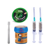 Mechanic Krem Lehim Solder Paste 42 Gr 138c Flux, 2uul 2015 Lehim Emme Temizleme Teli 2,0 Mm Lehim St25