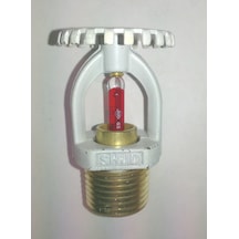 Non Ul Dik Up Tip Yangın Sprink Beyaz 68 C Kırmız 1/2 Sr