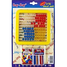Brons - 3'lü Set Say Say Abaküs
