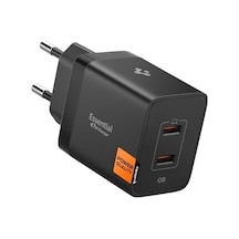 47w Usb-c 2 Port Mini Hızlı Şarj Aleti Pps 2.0 Desteği/ısı Düşürücü Gan Pro Destekli Akım Korumalı Güç Adaptörü & & İpad & Macbook Type-c - Ach09457