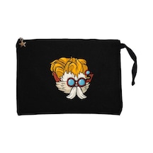 League Of Legends Heimerdinger Siyah Clutch Astarlı Cüzdan / El Çantası