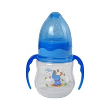 Bambino PP Geniş Ağızlı Kulplu Biberon-Mavi 150 ML