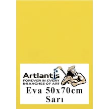 Sarı Eva 50x70 Cm 1 Adet Eva Süngeri Okul Kreş Anasınıfı Elişi Etkinlikleri