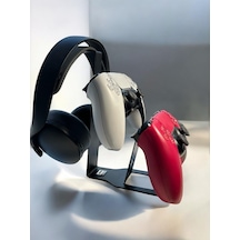 Duvara Monte Edilebilen Masaüstü Metal Siyah Gaming Ps4 Ps5 Xbox Joystick Controller Tutucu Ve