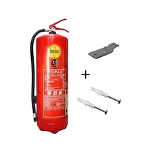 Tüpaş Yangın Tüp 6 KG + Askı Aparatı+ Dübel Vida 3'lü Set