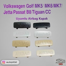 Autopit 3d Volkswagen Golf Mk5/ Mk6/mk7/jetta/passat B8/tiguan/cc Uyumlu Airbag Kapak Airbag Kapak