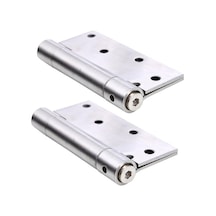 4 İnç Kullanışlı Kendiliğinden Kapanan Paslanmaz Çelik Tek Yaylı Kapı Menteşesi 1 Çift Paket