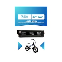 Arora Berlın Uyumlu Batarya 36v 10ah Elektrikli Bisiklet Bataryası Siyah