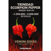 Trinidad Scorpion Pepper / 1,2 2 Milyon Scoville - Gerçek Taze Acı Biber