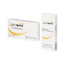 Laboquick Ovülasyon Testi 2 Test x 10 Paket + Ultra Erken Gebelik Testi 1 Test x 2 Paket