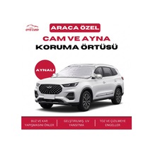 Chery Tiggo 8 Pro Buz Ve Kar Önleyici Aynalı Cam Koruma Örtüsü - 4 Mevsim Güneş Korumalı