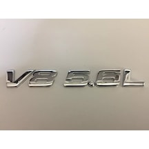 V8 5.6 L Krom Bagaj Yazısı Mercedes Mybach