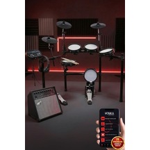 Midex Ddx-190bt-70amp Amfili Profesyonel 70w Dijital Davul Elektronik Bateri Seti
