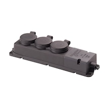 Schneider Electric 1x16A Kauçuk Üçlü Grup Priz IP44 3201-366-0301