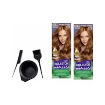 Koleston Natural Saç Boya 7/3 Karamel Kumral 2 Adet+Boyama Seti