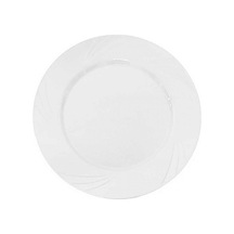 Tabak Kristal Mika 22,5 Cm Beyaz Pk:6 +3