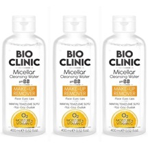 Bio Clinic C-Vitaminli Micellar Makyaj Temizleme Suyu 3 x 400 ML