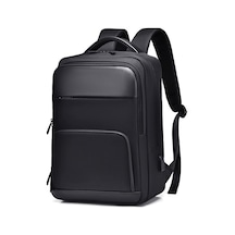 Senshidun-6012 Çok Amaçlı Usb Şarj Portlu 16" Laptop Sırt Çantası Siyah