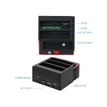 Px-2390 893u3 Offline Clone Usb 3.0 Ide Sata Hdd Docking Station, 2.5/3.5 İnç Harddisk Okuyucu, Sata Ide Disk Klonlama İstasyonu, Kart Okuyucu Ve 2x Usb 2.0 Hub Özellikli Harici Hdd Dock
