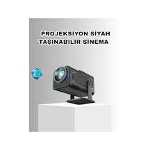 Taşınabilir Akıllı Projeksiyon Hdmı Usb Uyumlu Oyun Destekli Kompakt