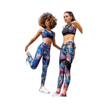 Yeni Inci T131 (Yoga-Fıtness-Pilates-Koşu) Sporcu Taytı Tek Alt Çok Renkli
