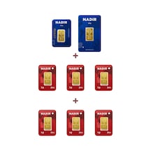 Nadir Gold 24 Ayar 18,5 Gram Altın 1 Ad 10 Gram Altın + 1 Ad 2,5 Gram Altın + 6 Ad 1 Gram Altın