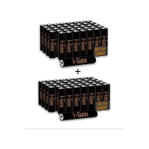 I-gen A173 80'li Paket Ultra Alkalin Pil 40 Adet Lr03 1.5v Aaa İnce Kalem Pil + 40 Adet Lr6 1.5v Aa Kalem Pil