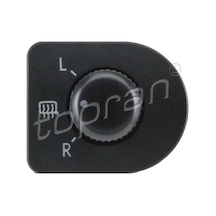 TOPRAN 114285001 755 Ayna Ayar Kumanda Düğmesi Isıtmalı Siyah-01C Skoda Octavia