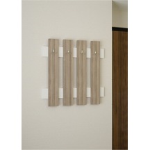 Duvar Askılığı Askılık Portmanto Antre Askılık Vestiyer Anahtarlık Cordoba - Beyaz