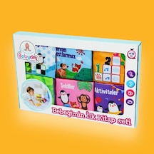 Bez Kitap Seti Bebeğimin İlk Kitapçık Seti Hışırtılı Kitap Seti