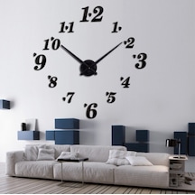 Modern Nesil Dıy 3D Dekoratif Büyük Boy Sticker Duvar Saati (399499371) Modern Nesil Dıy 3D Dekoratif Büyük Boy Sticker Duvar Saati (399499371)