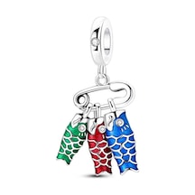 Koinobori Japon Kültürü Sallantılı Charm Gümüş Koinobori Japon Kültürü Sallantılı Charm Gümüş