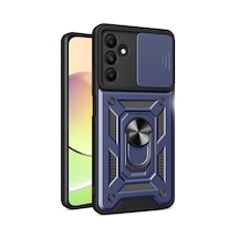 Samsung Galaxy Uyumlu M15 Kılıf Pars Lens Yüzüklü Silikon - Lacivert Bzsxx00 1