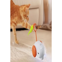 Tineke Hareketli Robot İnteraktif Kedi Oyuncağı Tüylü Araba