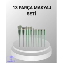 Mey İthalat 13 Parça Makyaj Fırça Seti Ergonomik, Dökülme Yapmayan, Taşınabilir