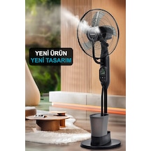 Uzaktan Kumandalı Buzlu Vantilatör Buharlı 2.8l Nemlendirici Fan